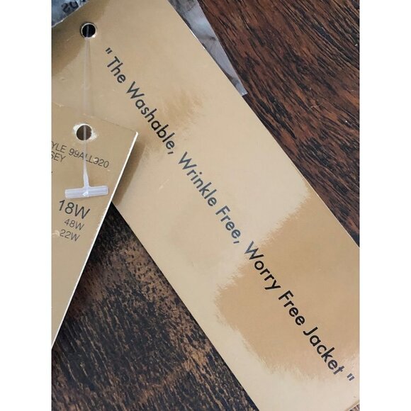 Alex Marie Casey Suit Jacket Navy Stripe 18W - Picture 8 of 13